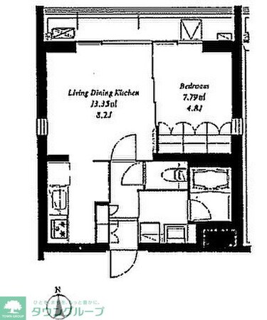 フレンシア高円寺の物件間取画像